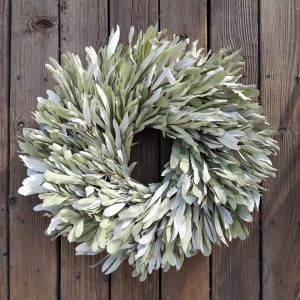 Dried Wreath Natural Dried Foliage, Farmhouse Style Home Decor