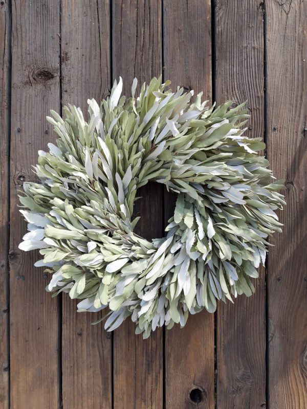 Dried Wreath Natural Dried Foliage, Farmhouse Style Home Decor