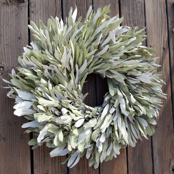 Dried Wreath Natural Dried Foliage, Farmhouse Style Home Decor