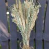 Mixed Grains Bouquet, Soft Green and Natural Grains and Grasses