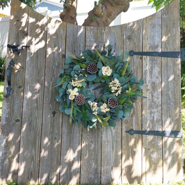 Eucalyptus Wreath - Silver Dollar Eucalyptus and Willow Eucalyptus