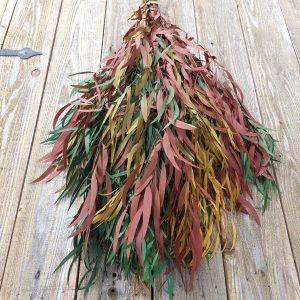 Willow Eucalyptus mixed bouquet green red olive boho decor