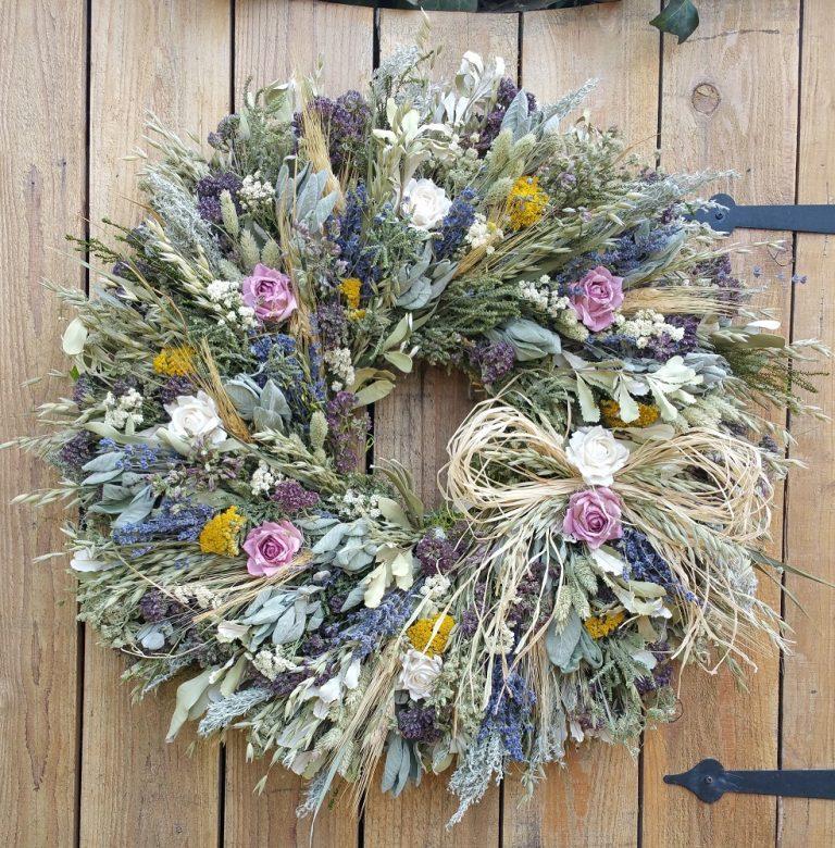 JoAnn's Herb Garden Wreath - Dried Floral Shop